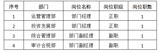 绵太公司内部竞聘 绵太公司内部竞聘