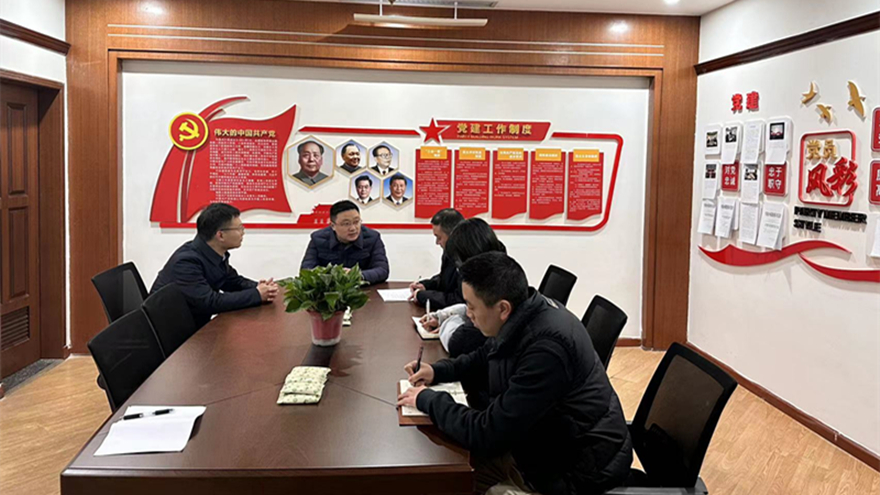 图五:集团总会计师齐飞、副总经理马江水督导金控小贷安全工作 图五:集团总会计师齐飞、副总经理马江水督导金控小贷安全工作